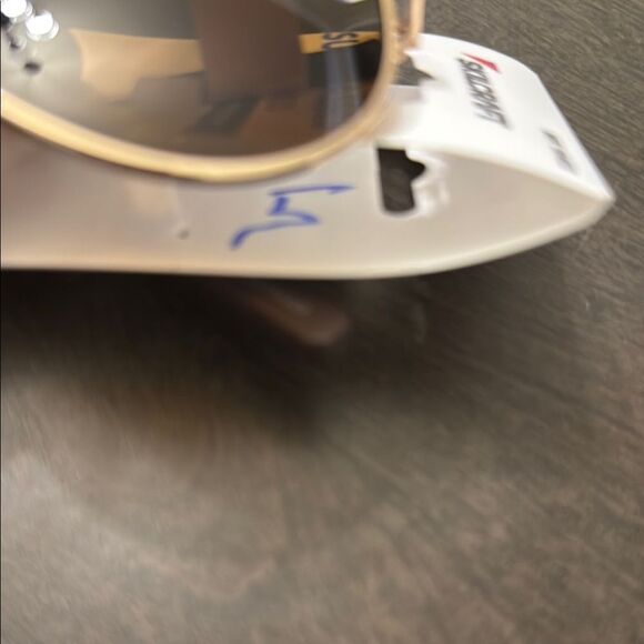 Gold Aviator Sunglasses with Brown Lenses - Picture 4 of 5